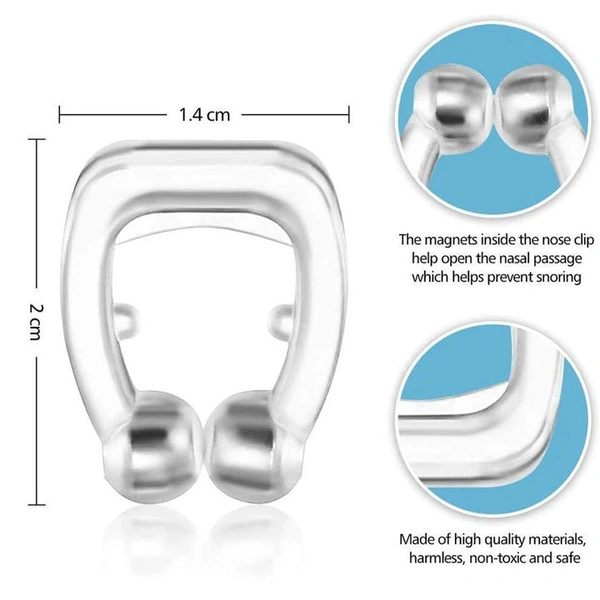 0338 Snore Free Nose Clip (Anti Snoring Device) - 1pc - 0.035 kgs, India