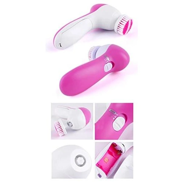 0340 -5-in-1 Smoothing Body & Facial Massager (Pink) - 0.171 kgs, China