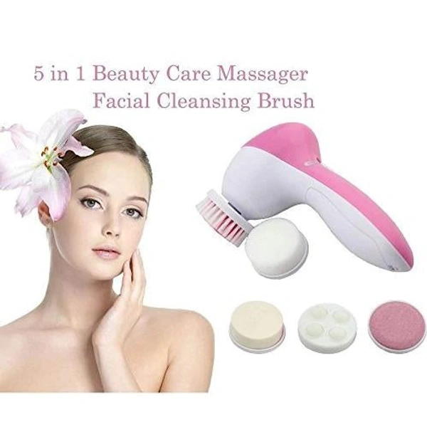 0340 -5-in-1 Smoothing Body & Facial Massager (Pink) - 0.171 kgs, China