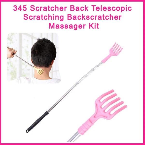 0345 Scratcher Back Telescopic Scratching Backscratcher Massager Kit - 0.05 kgs, China