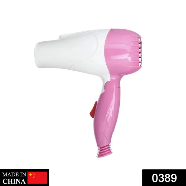 0389 Folding Hair Dryer Hair with 2 speed control - China, 0.281 kgs