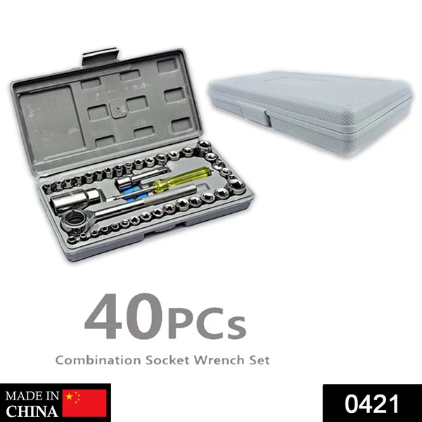 0421 Socket Combination Toolkit (40 pcs)