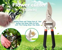 0466 Garden Shears Pruners Scissor (8 inch) - 0.19 kgs, China