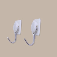 0499 Multipurpose Strong Small Stainless Steel Adhesive Wall Hooks(2pc) - 0.093 kgs, China