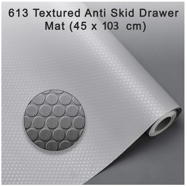 0613 Textured Anti Skid Drawer Mat (45 x 103 cm) - 0.288 kgs, India