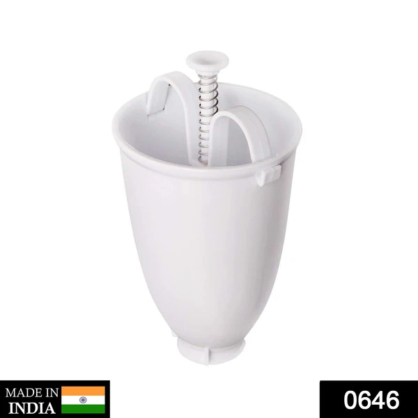0646 Mini Donut Maker Dispenser - Plastic Vada/Meduwada Maker - India, 0.46 kgs