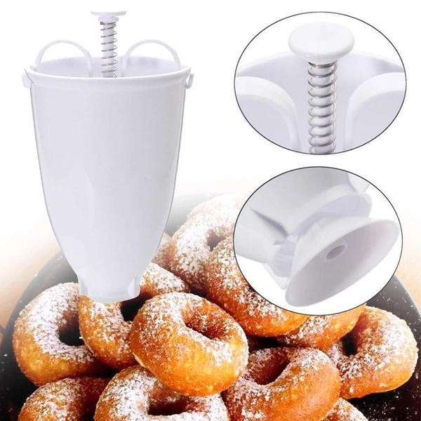 0646 Mini Donut Maker Dispenser - Plastic Vada/Meduwada Maker - 0.46 kgs, India