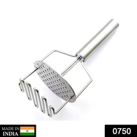 0750_Stainless Steel Hand Masher (Mash for Dal/Vegetable/Potato/Baby Food/pav bhaji - 0.505 kgs, India