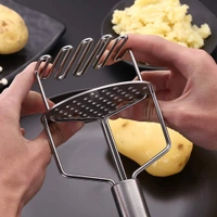 0750_Stainless Steel Hand Masher (Mash for Dal/Vegetable/Potato/Baby Food/pav bhaji - 0.505 kgs, India