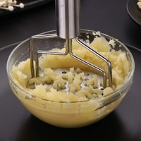 0750_Stainless Steel Hand Masher (Mash for Dal/Vegetable/Potato/Baby Food/pav bhaji - 0.505 kgs, India