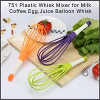 0751_Plastic Whisk Mixer  for Milk,Coffee,Egg,Juice Balloon Whisk - 0.197 kgs, India