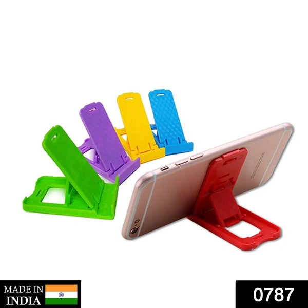 0787 Universal Portable Foldable Holder Stand For Mobile - 0.01 kgs, India