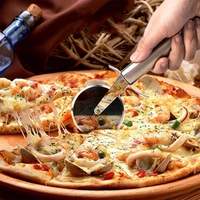 0831 Stainless Steal Pizza Cutter and for Sandwiches Pastry - 0.064 kgs, India