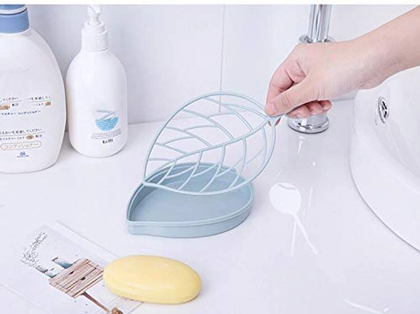 0832 Leaf Shape Dish Soap Holder for Kitchen and Bathroom - 0.108 kgs, India