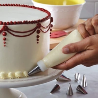 0836 12 Piece Cake Decorating Set of Measuring Cup Oil Basting Brush - China, 0.084 kgs