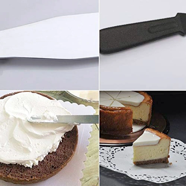 0844 Stainless Steel Palette Knife Offset Spatula for Spreading and Smoothing Icing Frosting of Cake 12 Inch - 0.08 kgs, India