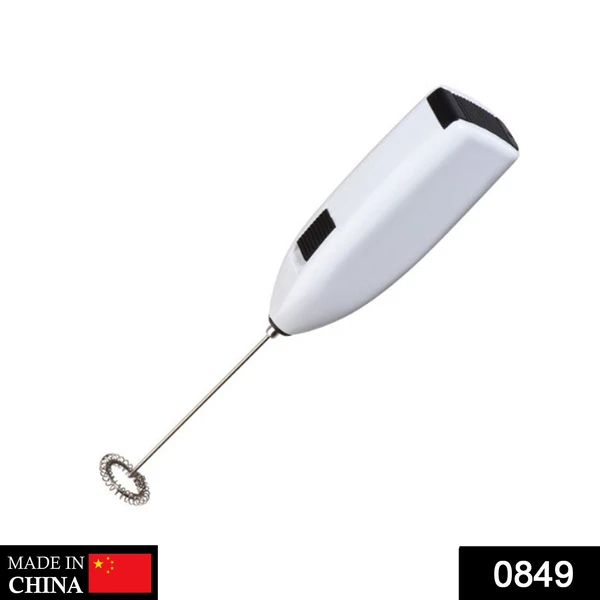 0849 Electric Handheld Milk Wand Mixer Frother For Latte Coffee Hot Milk - China, 0.192 kgs