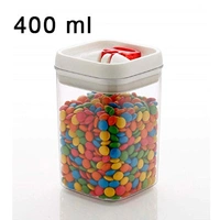 0852 Airtight Kitchen Container with Flip Lock (400 ml) - 0.127 kgs, India