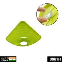 0861h Corner Sink Strainer For Draining Kitchen Waste In Sinks And Wash Basins. - 0.41 kgs, India