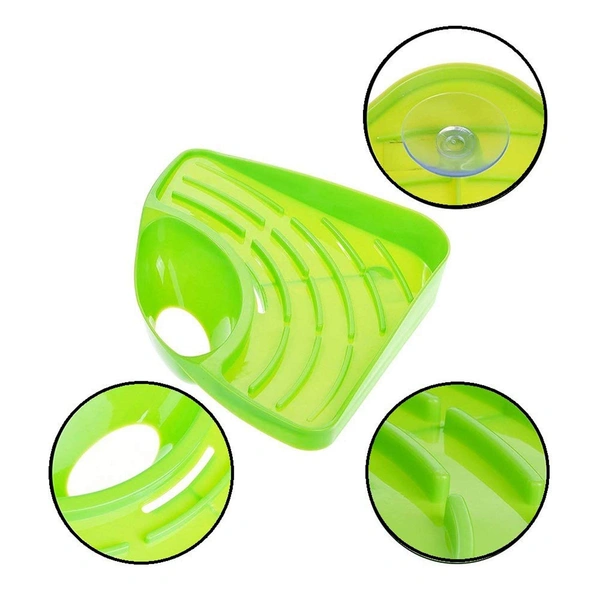 0861h Corner Sink Strainer For Draining Kitchen Waste In Sinks And Wash Basins. - 0.41 kgs, India