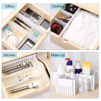 1079 Adjustable Drawer Organizer and Kitchen Board Divider - 0.215 kgs, India