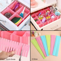1079A Adjustable Drawer Organizer and Kitchen Board Divider (Pack of 6Pcs) - India, 0.197 kgs