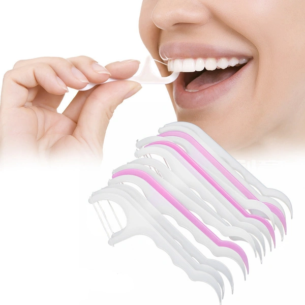 1096 Oral Care Dental Floss Toothpick Sticks - 0.053 kgs, China