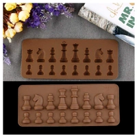 1162 Silicone Chocolate Chess Shaped Mould - 16 Cavity - 0.09 kgs, China