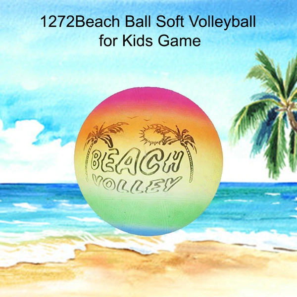 1272 Beach Ball Soft Volleyball for Kids Game - 0.112 kgs, China