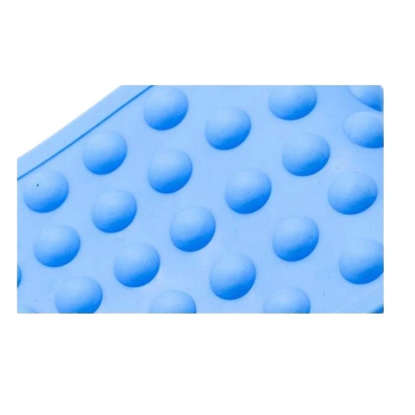 1302 Silicone Body Back Scrubber Double Side Bathing Brush for Skin Deep Cleaning, Scrubber Belt - 0.22 kgs, China