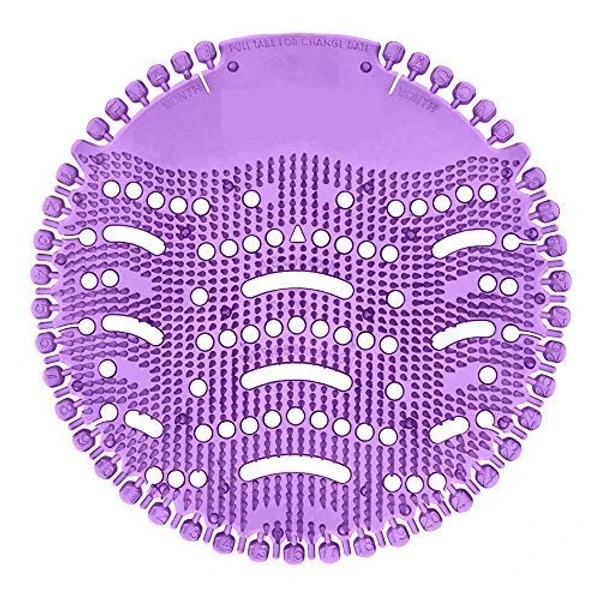 1310 Anti Splash Urinal Round Screen Mat (Multicoloured) - India, 0.14 kgs