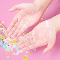 1319 Portable Hand Washing Bath Flower Shape Paper Soap Strips In Test Tube Bottle - 0.035 kgs, China