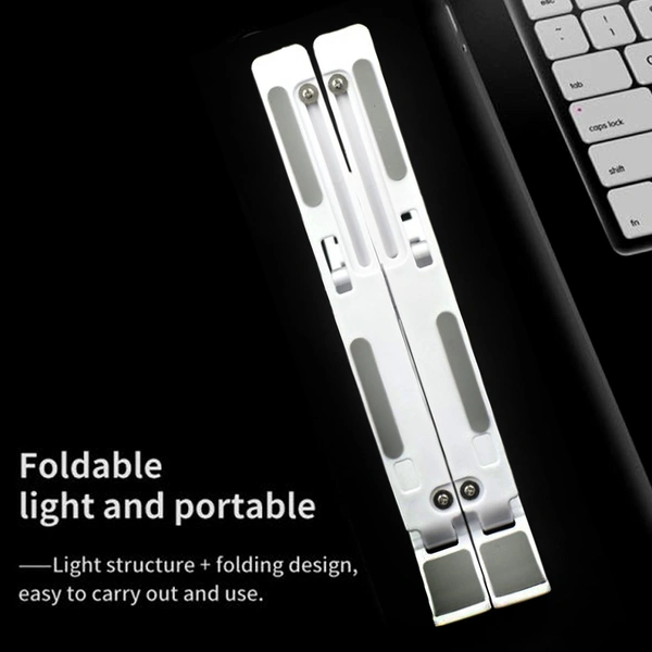 1320 Adjustable Laptop Stand Holder with Built-in Foldable Legs and High Quality Fibre - 0.115 kgs, China