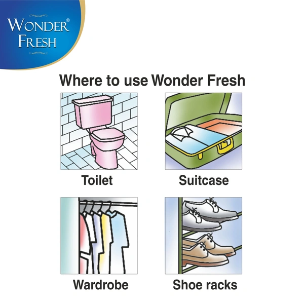 1327 Air Freshener Blocks  (50g) - 0.054 kgs, India