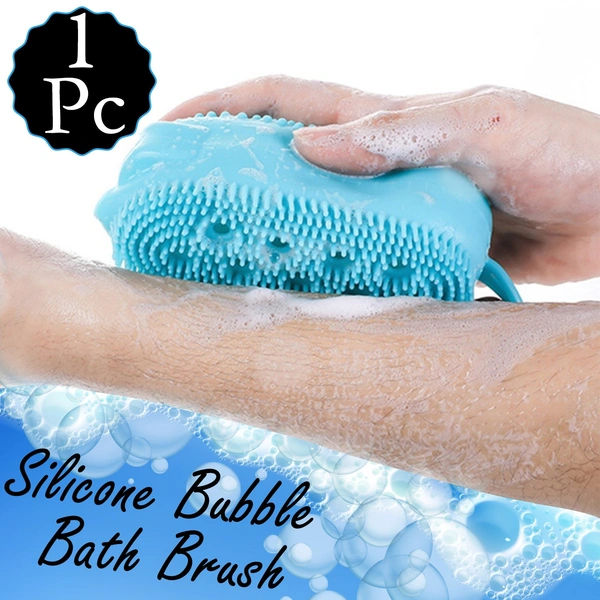 1448 Silicone Bubble Bath SPA Super Soft Body Scrubbing Brush - 0.13 kgs, China