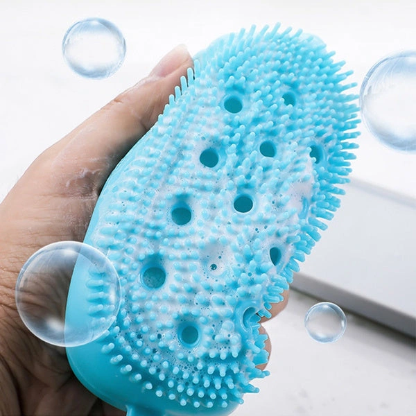 1448 Silicone Bubble Bath SPA Super Soft Body Scrubbing Brush - 0.13 kgs, China