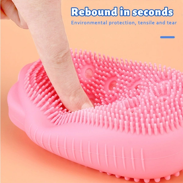 1448 Silicone Bubble Bath SPA Super Soft Body Scrubbing Brush - 0.13 kgs, China