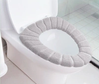 1458 Winter Comfortable Soft Toilet Seat Mat Cover Pad Cushion Plush - 0.41 kgs, China