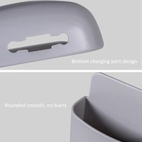 1487 Wall Mounted Storage Case with Mobile Phone Charging Holder(4pc) - 0.41 kgs, India
