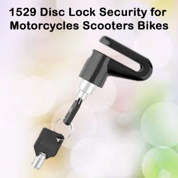 1529 Disc Lock Security for Motorcycles Scooters Bikes - China, 0.105 kgs