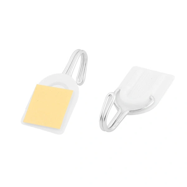 1627 Adhesive Sticker ABS Plastic Hook Towel Hanger for Kitchen/Bathroom - 0.096 kgs, China