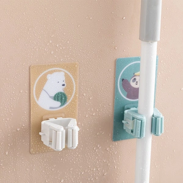 1633 Magic Sticker Series Self Adhesive Mop and Broom Holder - 0.101 kgs, China