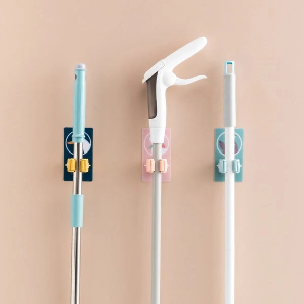 1633 Magic Sticker Series Self Adhesive Mop and Broom Holder - 0.101 kgs, China