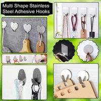 1643 Multipurpose Stainless Steel Adhesive Hooks - China, 0.1 kgs
