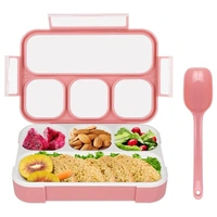 5212 Lunch Box 4 Compartment With Leak Proof Lunch Box For School & Office Use - 0.28 kgs, India