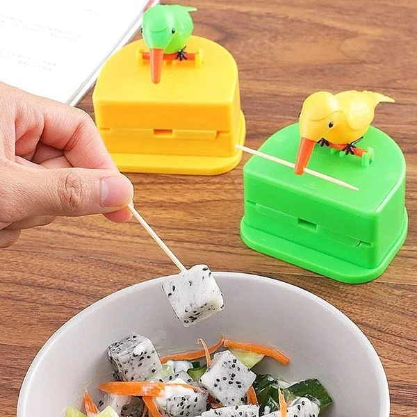 1180 Portable Automatic Bird Toothpick Storage Box - 0.25 kgs, China