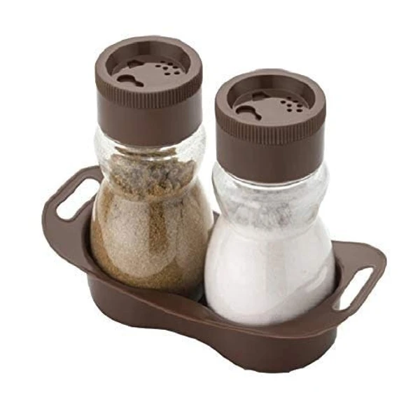 2287  Plastic Salt & Pepper Shakers/Masala Dabbi (Multicolour) - India, 0.1 kgs