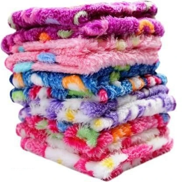 KBL 12 Girls Kambal Soft Hanky 10x10 Inch Pack of 12 Multicolored