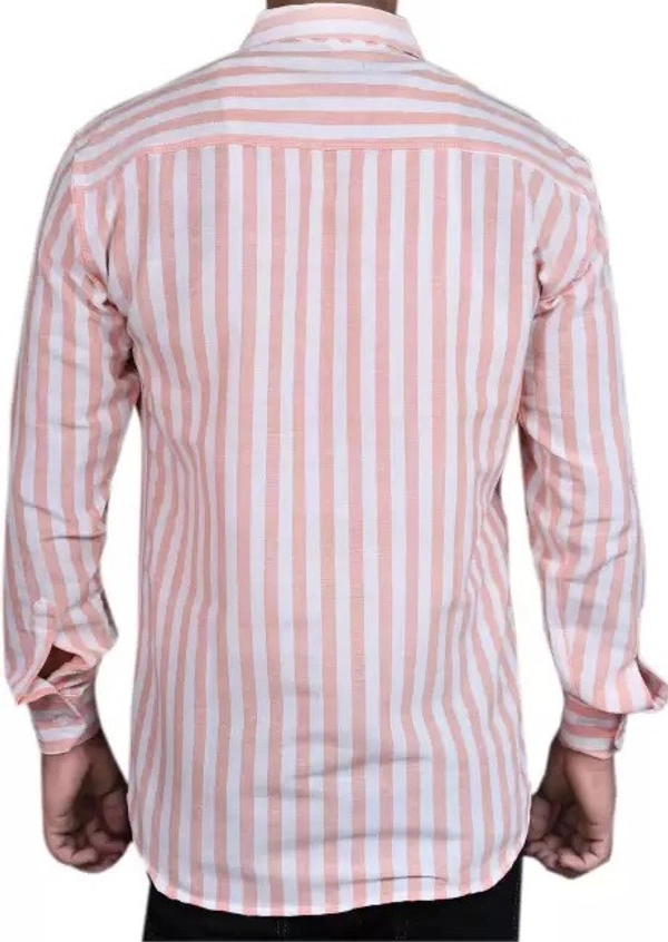 FULL-L40-SHIRT-ORANGE Khadi Cotton Full Sleeve Shirt - India, L / 40, 0.25 kgs