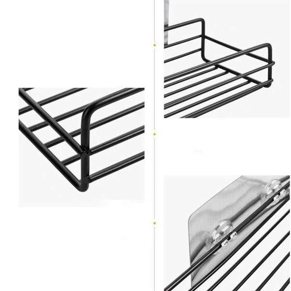 1764  Multipurpose Wall Mount Metal Bathroom Shelf and Rack for Home and Kitchen. - 0.564 kgs, India